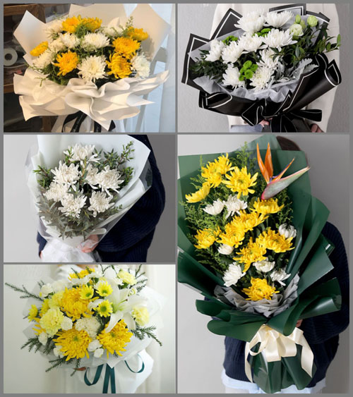 贵州铜仁市沿河县土地坳镇竹花村白事花束代送
